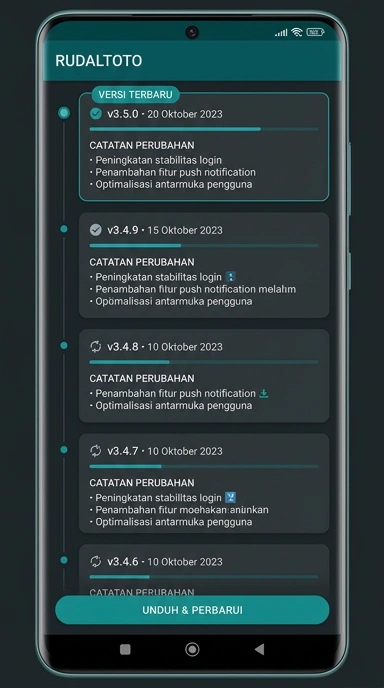Riwayat Versi Terbaru rudaltoto untuk Pengguna Android
